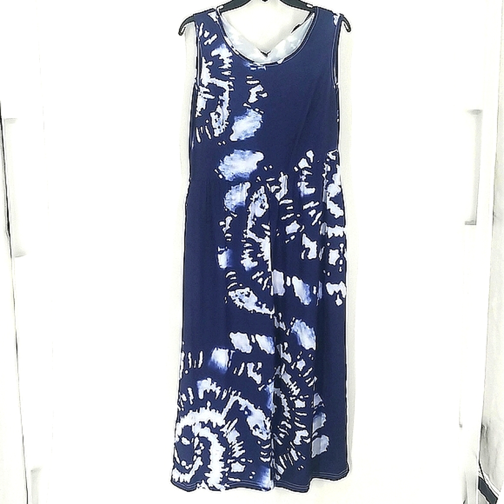 Beyond This Plane Tie Dye Jumpsuit Size Medium